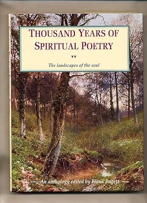 Imagen del vendedor de Thousand Years of Spiritual Poetry; The Landscapes of the Soul a la venta por Little Stour Books PBFA Member