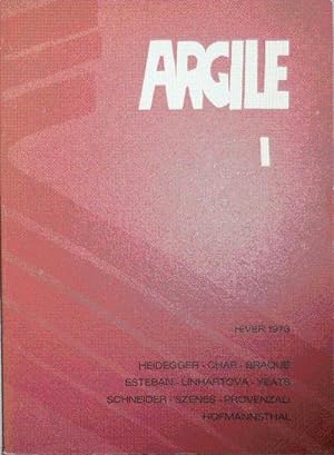 Bild des Verkufers fr Argile I. zum Verkauf von Derringer Books, Member ABAA