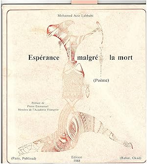 Imagen del vendedor de Esperance malgre la mort (Poeme) a la venta por BookStore Jerusalem