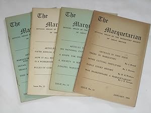 Bild des Verkufers fr The Marquetarian The Official Organ of The Marquetry Society. Issue Nos 13,14,15,16. of 1956. zum Verkauf von Tony Hutchinson