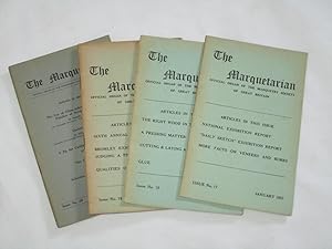 The Marquetarian The Official Organ of The Marquetry Society. Issue Nos 17,18,19,20. of 1957.