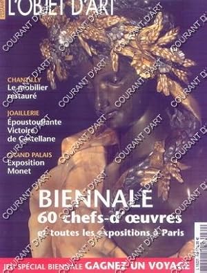 L'OBJET D'ART.N°460. SEPTEMBRE 2010. CHANTILLY. LE MOBILIER RESTAURE. JOAILLERIE. EPOUSTOUFLANTE ...