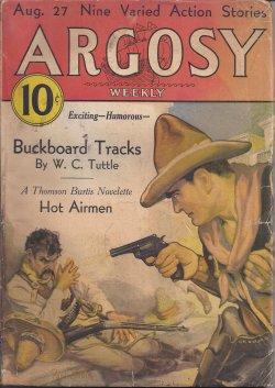 Seller image for ARGOSY Weekly: August, Aug. 27, 1932 ("The Spot of Life") for sale by Books from the Crypt