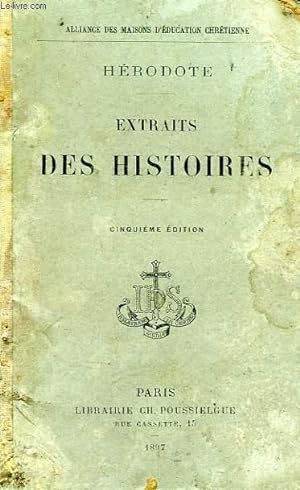 Seller image for EXTRAITS DES HISTOIRES D'HERODOTE for sale by Le-Livre