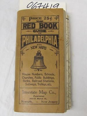 Seller image for The Red Book Information and Street Guide of Philadelphia Pennsylvania with NEW Maps for sale by Princeton Antiques Bookshop