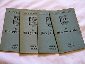 Bild des Verkufers fr The Marquetarian The Official Organ of The Marquetry Society. Issue Nos 58,59,60,61 of 1967. zum Verkauf von Tony Hutchinson