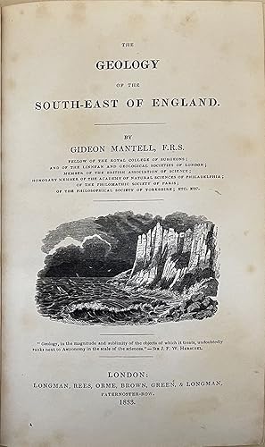Bild des Verkufers fr The geology of the south-east of England zum Verkauf von Jeremy Norman's historyofscience