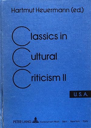 Bild des Verkufers fr Classics in Cultural Criticism: Volume II U.S.A. zum Verkauf von School Haus Books