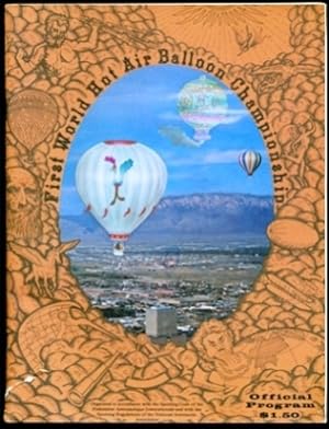 Imagen del vendedor de First World Hot Air Balloon Championship - Official Program a la venta por Don's Book Store