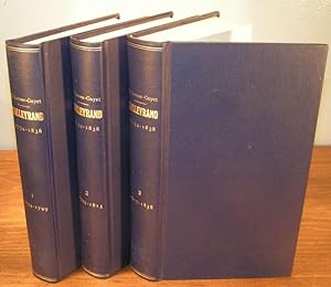 TALLEYRAND 1754-1838 (3 volumes)
