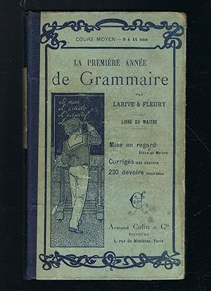 Seller image for LA PREMIRE ANNE DE GRAMMAIRE. for sale by Librera Torren de Rueda