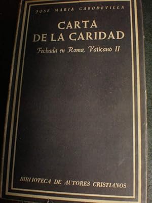 Carta de la Caridad. Fechada en Roma, Vaticano II