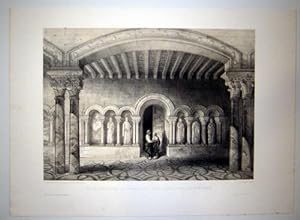 Imagen del vendedor de En el Monasterio de Benevivere. De la obra: Espaa Artstica y Monumental. a la venta por Librera Antonio Castro