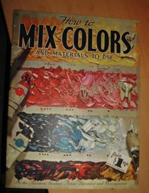 HOW TO MIX COLORS AND MATERIALS TO USE (Como mezclar y utilizar los colores ) Libro en inglés)