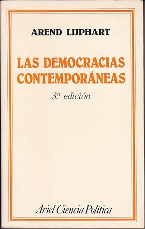 Seller image for LAS DEMOCRACIAS CONTEMPORANEAS 3 EDICION for sale by CALLE 59  Libros