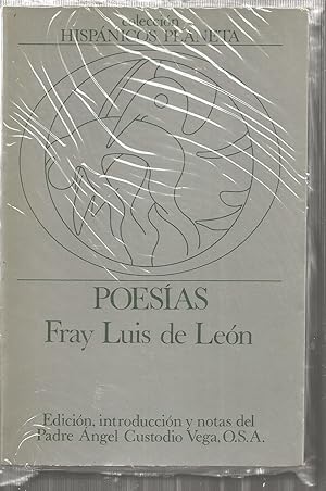 Bild des Verkufers fr POESIAS DE FRAY LUIS DE LEON poesia zum Verkauf von CALLE 59  Libros