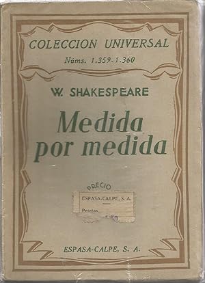 Seller image for MEDIDA POR MEDIDA. for sale by CALLE 59  Libros