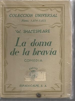 Imagen del vendedor de LA DOMA DE LA BRAVIA (Coleccin Universal N 1074-1075) a la venta por CALLE 59  Libros