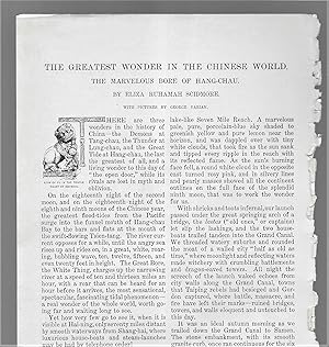 Imagen del vendedor de The Greatest Wonder In The Chinese World: The Marvelous Bore Of Hang Chau a la venta por Legacy Books II