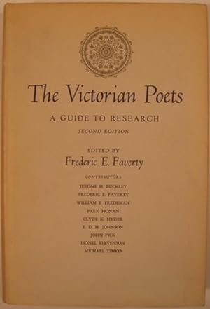 Bild des Verkufers fr THE VICTORIAN POETS, A GUIDE TO RESEARCH zum Verkauf von First Folio    A.B.A.A.