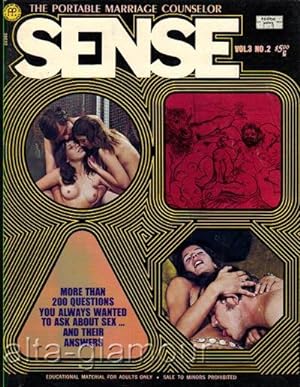 Imagen del vendedor de SENSE; The Portable Marriage Counselor Vol. 3, No. 2, December/January 1972-1973 a la venta por Alta-Glamour Inc.