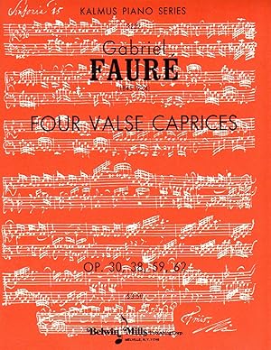 Four [4] Valse [Valses, Waltz] Caprices for Piano, Op. 30, 38, 59, and 62 [PIANO SCORE]
