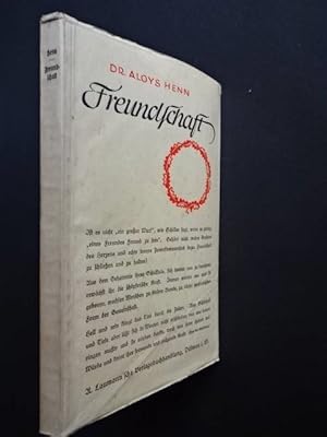 Bild des Verkufers fr Freundschaft. zum Verkauf von Antiquariat Tarter, Einzelunternehmen,