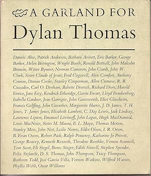 Imagen del vendedor de A Garland for Dylan Thomas a la venta por Auldfarran Books, IOBA