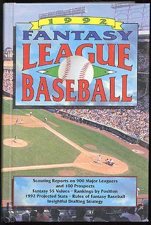 Bild des Verkufers fr 1992 Fantasy League Baseball zum Verkauf von Between the Covers-Rare Books, Inc. ABAA