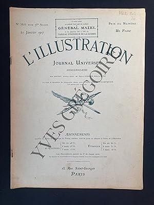 L'ILLUSTRATION-N°3855-20 JANVIER 1917