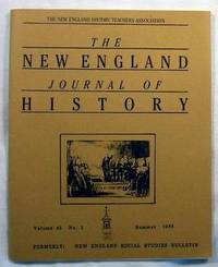 Image du vendeur pour New England Journal of History. Volume 45, Number 2, Summer 1988 mis en vente par Resource Books, LLC