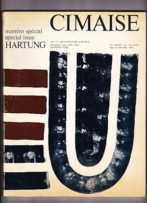 CIMAISE - Art et Architecture Actuels - Numéro Spécial Hartung - 21e Année - N.119-120-121 Sept./...