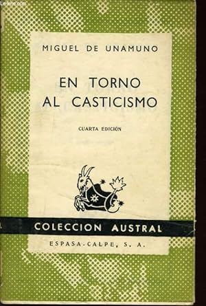Bild des Verkufers fr EN TORNO AL CASTICISMO zum Verkauf von Le-Livre