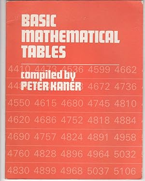 Imagen del vendedor de Basic Mathematical Tables a la venta por Oopalba Books