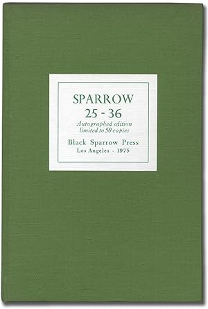 Bild des Verkufers fr Sparrow 25-36 Autographed Edition Limited to 50 Copies zum Verkauf von Between the Covers-Rare Books, Inc. ABAA