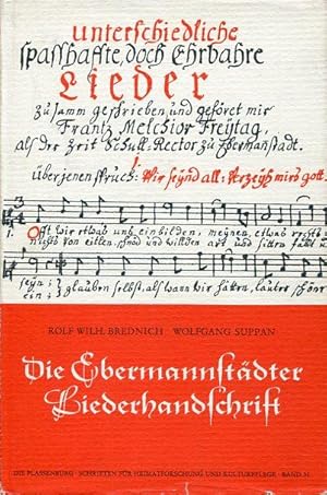 Bild des Verkufers fr Die Ebermannstdter Liederhandschrift, geschrieben um 1750 von Frantz Melchior Freytag, Schulrektor zu Ebermannstadt (Staatsbibliothek Bamberg Msc. misc. 580a). zum Verkauf von Antiquariat am Flughafen