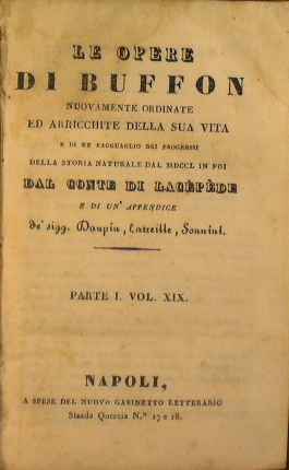 Le opere di Buffon (Parte I vol. XIX - Storia naturale de' minerali)