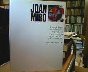 Bild des Verkufers fr Joan Miro. (=Gestalter unserer Zeit. Hrsg. von H. L. Jaff und A. Busignani). zum Verkauf von Antiquariat Michael Solder