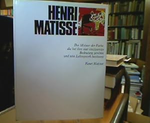 Bild des Verkufers fr Henri Matisse. (=Gestalter unserer Zeit. Hrsg. von H. L. Jaff und A. Busignani). zum Verkauf von Antiquariat Michael Solder