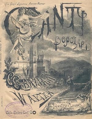 Immagine del venditore per Canti Popolari - Lettera d'Amor (Alla gentil Signorina Adelina Fanton). Serenata di C. Graziani Walter. Grafica O. Puccioni venduto da Libri Antichi e Rari di A. Castiglioni