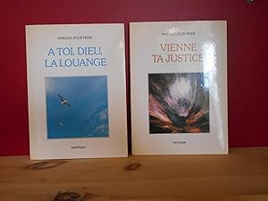 Image du vendeur pour 2 livres;  Toi, Dieu, la louange & Vienne ta justice, srie Paroles pour prier mis en vente par La Bouquinerie  Dd