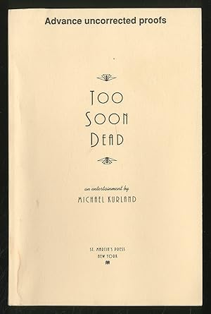 Immagine del venditore per Too Soon Dead venduto da Between the Covers-Rare Books, Inc. ABAA