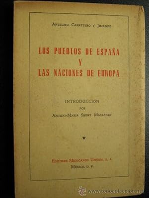 Imagen del vendedor de LOS PUEBLOS DE ESPAA Y LAS NACIONES DE EUROPA a la venta por Librera Maestro Gozalbo