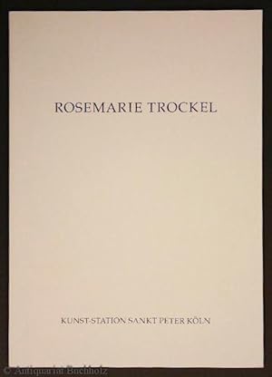 Seller image for Rosemarie Trockel for sale by Galerie Buchholz OHG (Antiquariat)