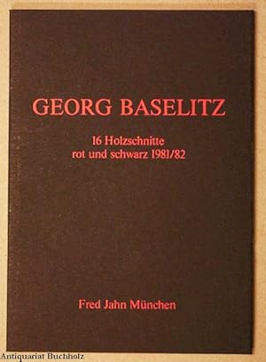 16 Holzschnitte rot und schwarz 1981/82