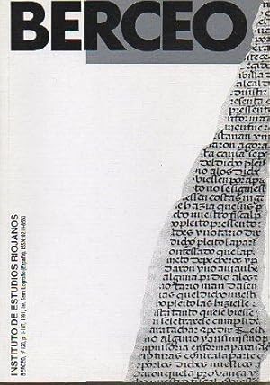 Bild des Verkufers fr Revista: BERCEO. N 120. Varea, 1979-1988: Epigrafa y numismtica. Una institucin benfica municipal: la Caa Cuna del Nio Jess. El templo parroquial de Badarn: su proceso constructivo. zum Verkauf von angeles sancha libros
