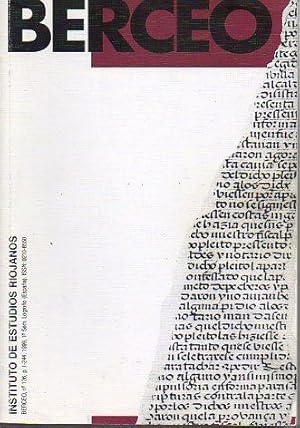 Bild des Verkufers fr Revista: BERCEO. N 136. Aproximacin a La Rioja del siglo X (921-951). Las canciones de itinerario de peregrinos franceses en la ruta jacobea. Navarrete a finales e la EDad Media. zum Verkauf von angeles sancha libros