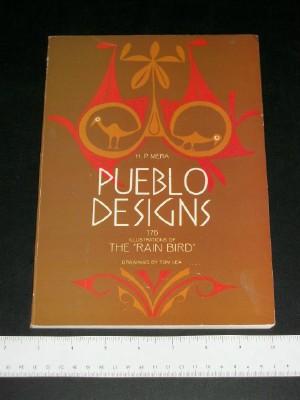 Pueblo Designs: 176 Illustrations of the "Rain Bird"