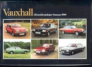 Imagen del vendedor de Vauxhall: All Model Catalogue Summer 1980 a la venta por Lazy Letters Books