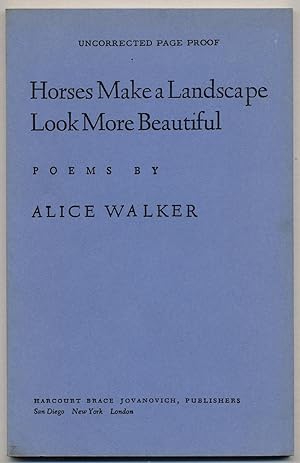 Bild des Verkufers fr Horses Make a Landscape Look More Beautiful zum Verkauf von Between the Covers-Rare Books, Inc. ABAA
